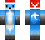 xmas blue fox