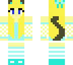 blue cat girl