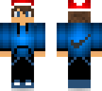 blue nike christmas skin