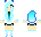 blue wolf girl
