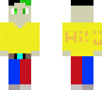 boy with shirt or jacket and green tuff of hair