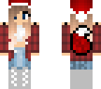 christmas fox girl