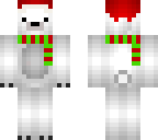 christmas polar bear