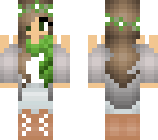 cute green scarfed girl