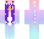 dino rainbow girl edit