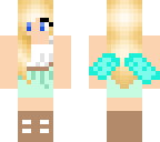 girl in blue