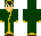green and gold robes