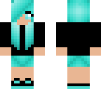 lovely minecraft girl skin