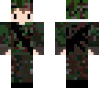 military backpack chibi kid with gun sash