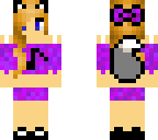 purple music girl