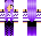 purple pink girl winter-time