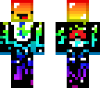 rainbow derp in suit got scraped