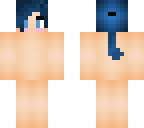 random blue ponytail base