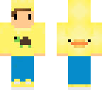 blue pants duck turtle