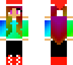christmas rainbow girl