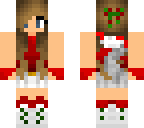 christmas wolf girl