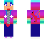 dragon hoodie girl purple and blue