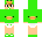 green baby duck