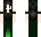 green dress