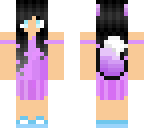 kawaii purple wolf made 