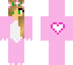 little kelly in pj's with heart on back