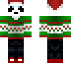 panda christmas skin