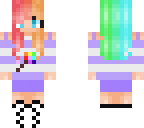rainbow lollipop girl