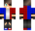 red and blue