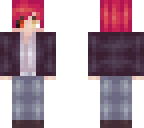 red blood hair
