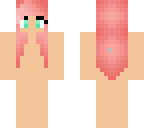 straight pink hair base