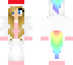 unicorn with christmas hat on