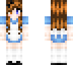 alice with brown hair