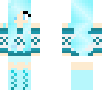 blue winter girl edit