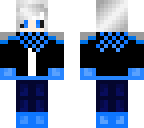 blue with da awesome shoulder pads