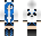 dark blue panda girl