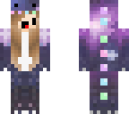galaxy dino girl
