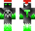 green ender skull christmas edit