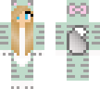 green kitty onsie