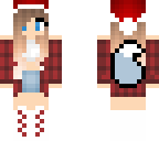 happy christmas girl wolf mh