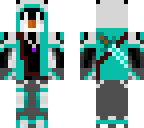 penguin with shoulder and knee pads
