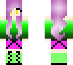 purple hair girl
