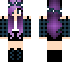purple wolf girl