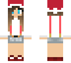 suspenders christmas girl