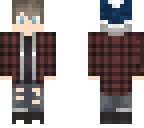 3 pixel cool guy with blue christmas hat