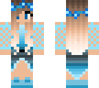 blue girl