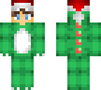 boy dinosaur christmas skin