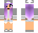 purple hair girl