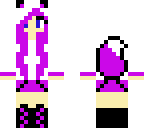 purple wolf girl