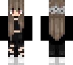 black anime girl