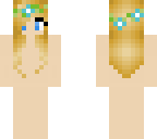 blonde flower girl hair base